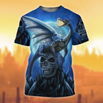 3D Skull Scary Halloween T shirt NVT16082 | Monlovi