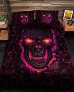 Premium Unique Skull Fire Bedding Set Ultra Soft and Warm LTADD120122SA