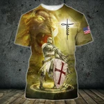 Premium Unique Knight Templar Shirt Ultra Soft and Comfy T-shirt VXK270406MT