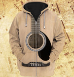 Premium Unique Guitar Lover Zip Hoodie Ultra Soft and Warm-LTADD010205DS
