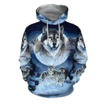Native Wolf 3D TCCL19114100 Hoodie Ultra Soft and Warm