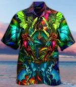 Premium Unique Neon Dragon Hawaii Shirts Ultra Soft and Warm LTANT050324DS