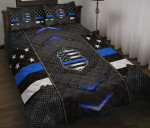 Premium Unique Police Badge Quilt Bedding Set Ultra Soft and Warm LTAVK090316DS