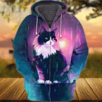 Premium Unique Cat Lover Zip Hoodie Ultra Soft and Warm LTAVT230303DS