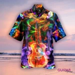 Premium Unique Neon Guitar Hawaii Shirts Super Cool and Comfortable LTANT050323DS