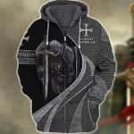 Premium Unique Knight Templar Zip Hoodie Ultra Soft and Warm LTADD260409DP