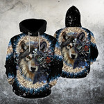 Native Wolf 3D All Over Printed Shirt TCCL19113249 Hoodie Ultra Soft and Warm