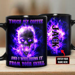 Premium Quality Skull Fire Coffee Mug 3D Printed DNH260603MH