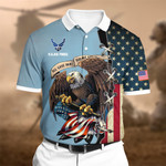 Premium U.S Air Force Polo All Over Printed NDT070823XX