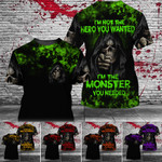 Premium Unique Skull Monster T-Shirt TVN300802