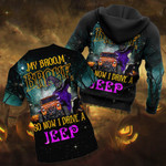 My Broom Broke So Now I Drive A Jeep Halloween T-shirt & Hoodie TVN270801