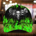Premium Skull Halloween Clothes Ultra Soft and Cool Collection Green DNH160888MH