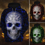 Unique Crazy Skull Halloween Hoodie PVC250803