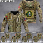 Personalized Name U.S Veteran Hoodie PVC061101