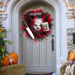 Halloween Ghost Door Hanging Decor Festival Horror Party Wreath Ornaments Home Garland Ghost Door Hanging Decoration Props