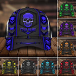 Premium Skull Unisex Cap 3D Multicolor Personalized | Ziror