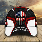 American Skull Flag Veteran Classic Cap Multicolored 3D Printed | Ziror