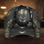 Premium Personalised Unique Veteran Style Skull Cap NVT060904