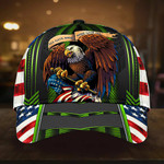 Patriotic Veteran Eagle Cap 3D | Ziror