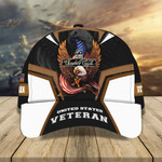 US Veteran One Nation Under God Classic Cap Multicolored 3D Printed | Ziror