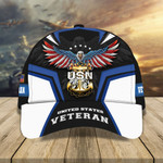 Proud To Be A US Navy Veteran Classic Cap 3D Printed | Ziror