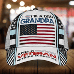 Premium Veteran Cap 3D Multicolor Personalized | Ziror