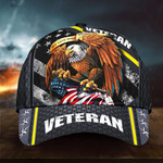 Premium Eagle U.S Veteran Cap 3D Multicolor