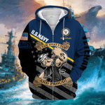 Unique Popeye Navy Zip Hoodie Collection TVN2712905