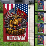 Premium Multiple US Military Services Veteran Flag PVC110101
