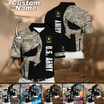 Premium Multiple US Military Services Veteran Personalize Polo Shirt PVC24010302