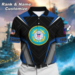 Premium Personalised U.S Multiple Service Veteran Polo Shirt PVC240204