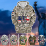 Premium U.S Multiple Service Veteran Zip Hoodie PVC220201