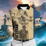 Premium U.S Multiple Service Veteran Polo Shirt PVC010304
