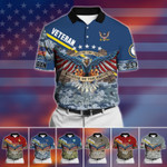 Premium U.S Multiple Service Veteran Polo Shirt PVC040301