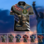 Premium U.S Multiple Service Veteran Polo Shirt PVC040304