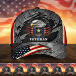 Premium U.S Multiple Service Veteran 3D Cap PVC080303