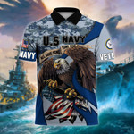 Premium U.S Multiple Service Veteran Polo Shirt PVC110301
