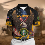Premium U.S Multiple Service Veteran Polo Shirt PVC110302