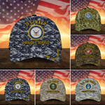 Premium U.S Multiple Service Veteran Embroidery Cap PVC220403