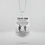 To My Son - Veteran - Dog Tag - PVC250402
