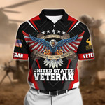 Premium U.S Multiple Service Veteran Polo Shirt PVC120302