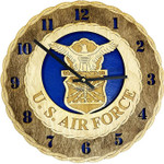 Premium U.S Multiple Service Veteran Wall Clock PVC270412