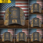 Premium Personalise U.S Multiple Service Veteran 3D Cap PVC240301