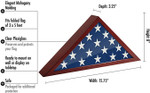 Premium Flag Case For American Veteran PVC090403