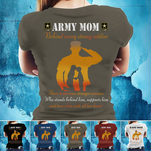 Premium Proud Army Mom T-Shirt PVC260305