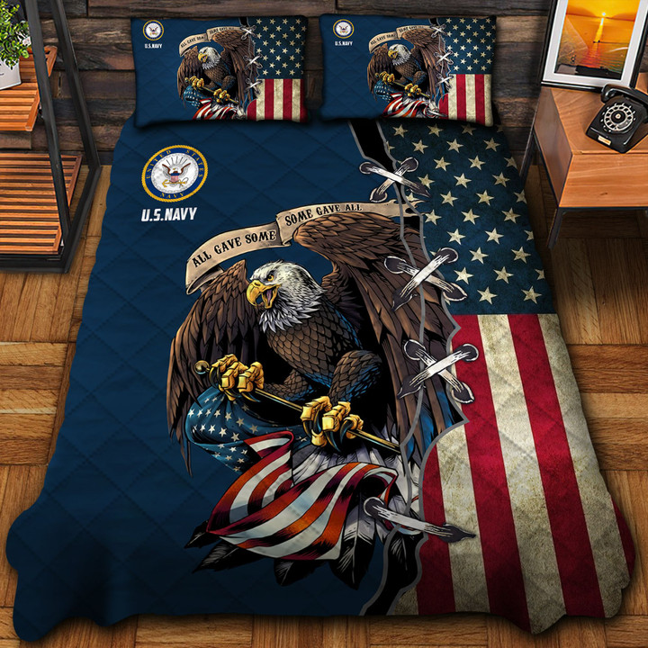 Premium Unique U.S Navy Quilt Bedding Set Ultra Soft NDT080799XX