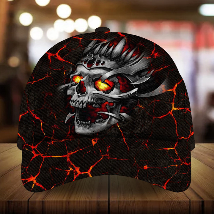 Premium Unique Skull Fire Cap PVC300902