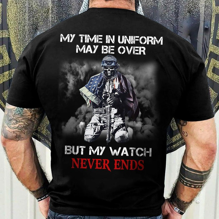 Premium Unique American Veteran Skull T-Shirt TVN210904