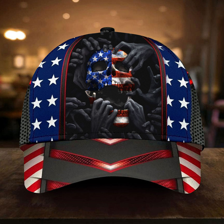 Unique Skull Cap Multicolored - Patriotic Personalized | Ziror