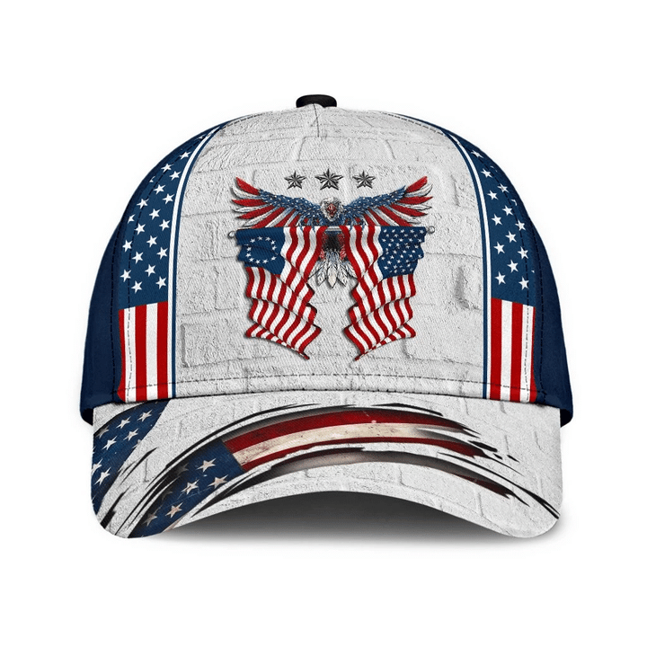 Premium Eagle Veteran Cap 3D Printed | Ziror